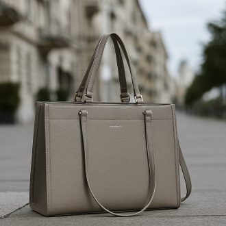 DAVID JONES kézi,- és válltáska csini taupe 