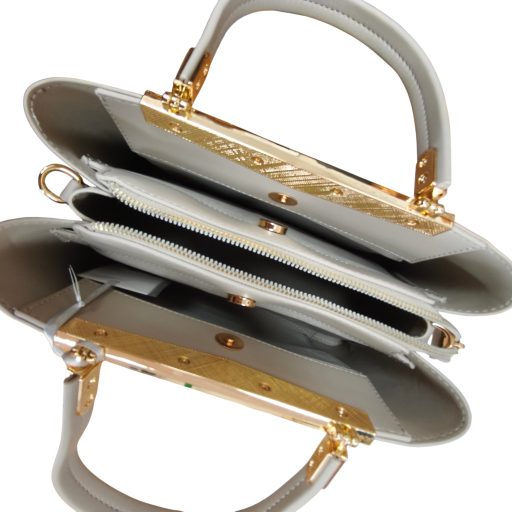 DAVID JONES kézi,- váll,- és oldaltáska taupe 