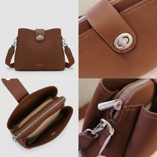DAVID JONES váll,- és oldaltáska red mud 