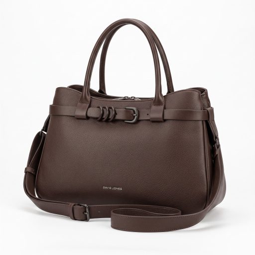DAVID JONES kézi,- váll,- és oldaltáska öves sandalwoodbrown