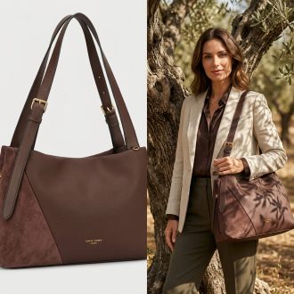 DAVID JONES válltáska sandalwoodbrown