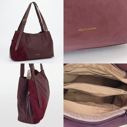 DAVID JONES válltáska bordeaux 
