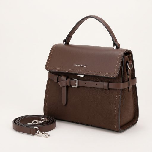 DAVID JONES kézi,- váll,- és oldaltáska kis méretű öves sandalwoodbrown 