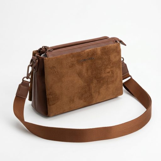 DAVID JONES váll,- és oldaltáska apricot tan 