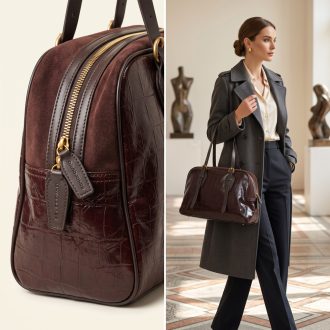 DAVID JONES bowling bag croco mintás puha hot chocolate 