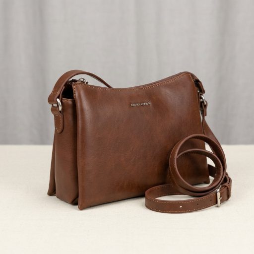 DAVID JONES váll,- és oldaltáska red mud 