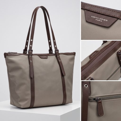 DAVID JONES válltáska neoprén taupe 