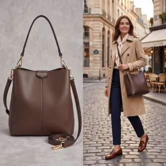 DAVID JONES váll,- és oldaltáska sandalwoodbrown