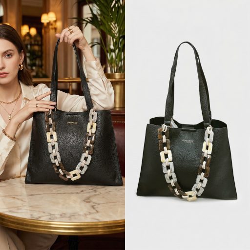 DIANA&CO válltáska elegáns fekete 