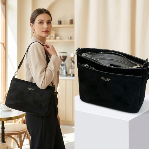 DIANA&CO váll,- és oldaltáska fekete