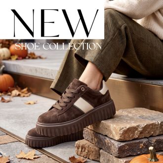 Co vastag platform talpas barna-bézs sneaker 