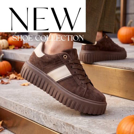 Co vastag platform talpas barna-bézs sneaker 