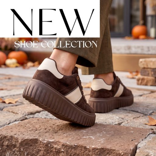 Co vastag platform talpas barna-bézs sneaker 