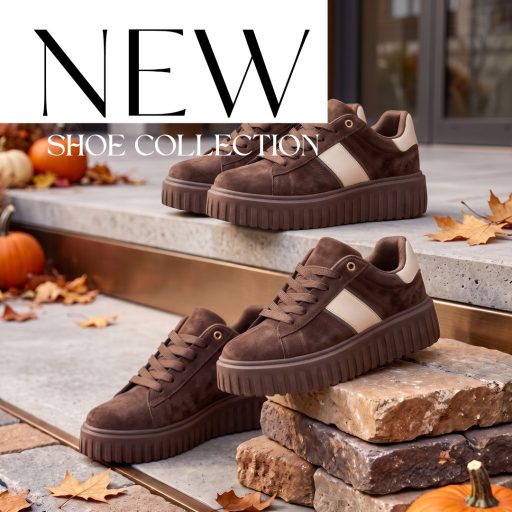 Co vastag platform talpas barna-bézs sneaker 