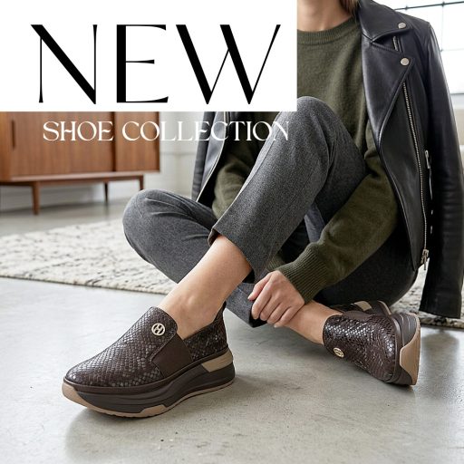 TUTTO BENE SCARPE vastag platform talpas kígyómintás barna slip-on 