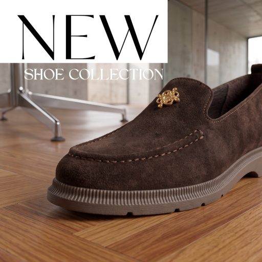 TUTTO BENE SCARPE arany díszes velúrbőr mocca slip-on 