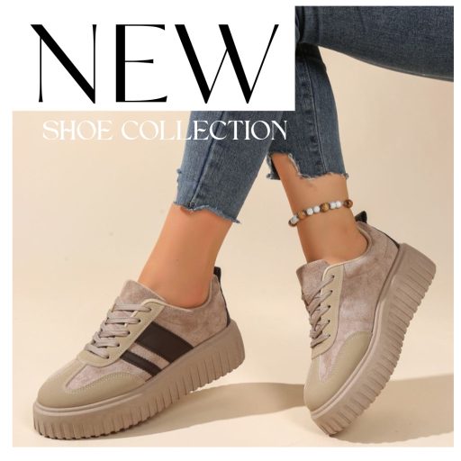 Sea platform talpas barna sneaker 