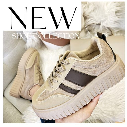 Sea platform talpas barna sneaker 