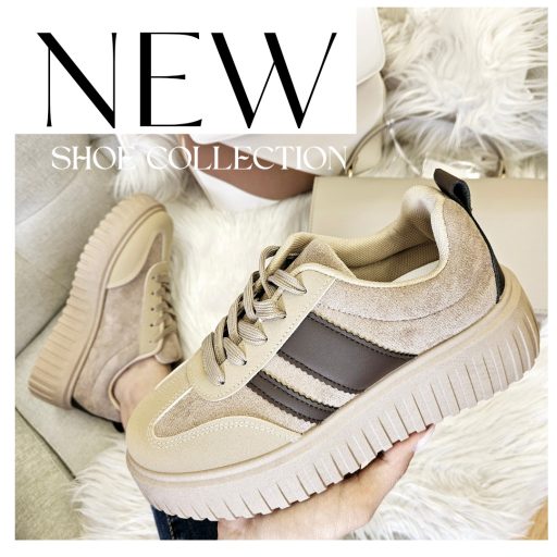 Sea platform talpas barna sneaker 