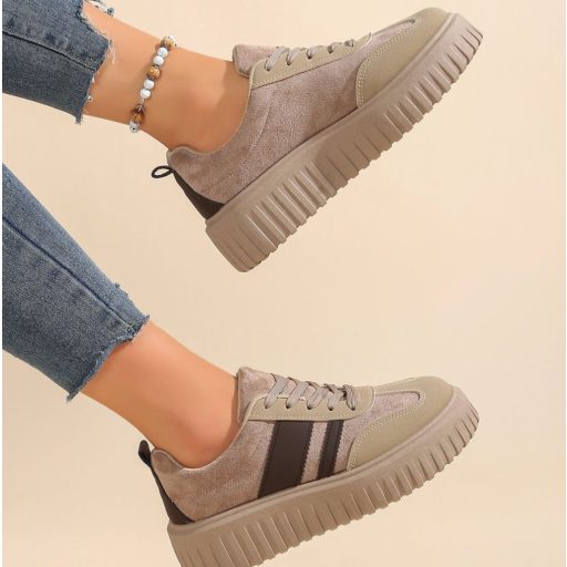 Sea platform talpas barna sneaker 