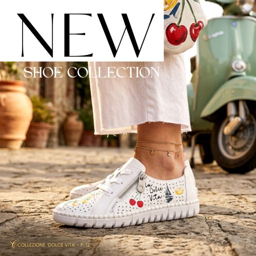 RIEKER lyukacsos színes mintás kényelmi fehér sneaker 