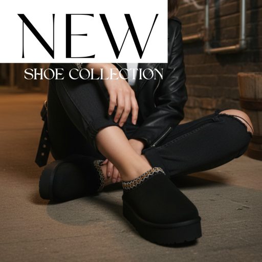 Co platform talpas szőrme béléses fekete klumpa