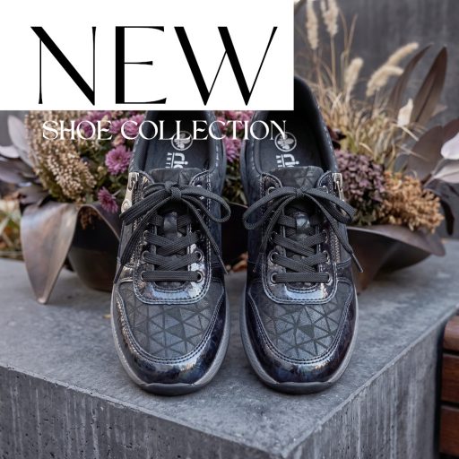 RIEKER magasfényű sötétkék sneaker 