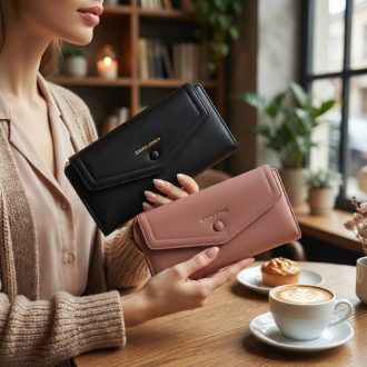 DAVID JONES pénztárca elegáns 