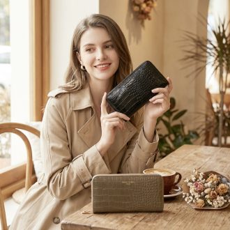 DAVID JONES pénztárca croco