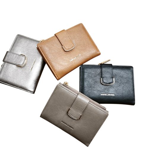 DAVID JONES pénztárca kis méretű elegáns patentos elejű