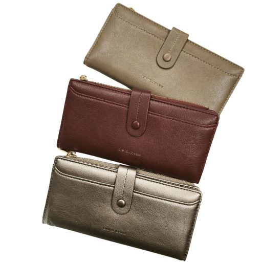 DAVID JONES pénztárca elegáns patentos elejű