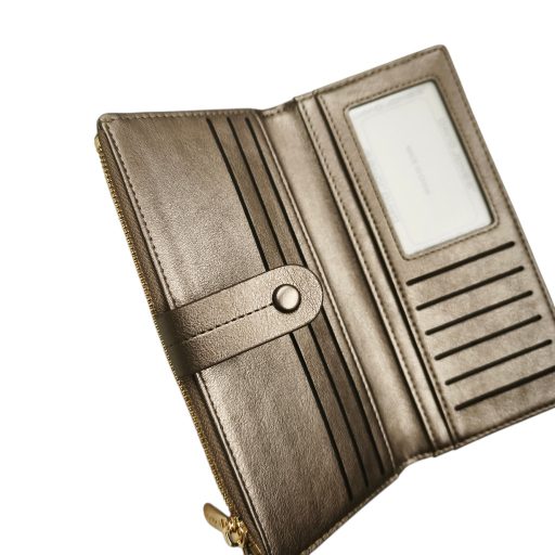 DAVID JONES pénztárca elegáns patentos elejű