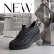 TUTTO BENE SCARPE emelt platform talpas fekete slip-on 