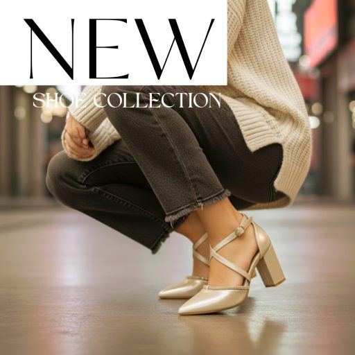 WEI blokk sarkas  keresztpántos arany alkalmi cipő