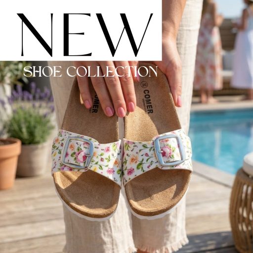 Co színes virágos papucs 