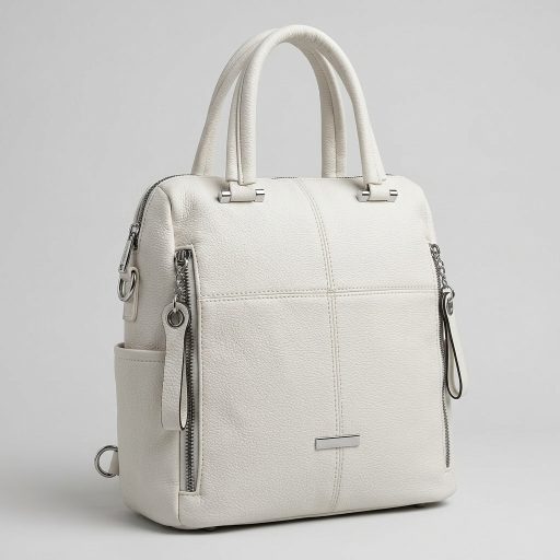 SILVIAROSA kézi,- váll,- és hátitáska fehér