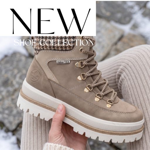 RIEKER TEX vastag talpú meleg béléses barna bakancs 