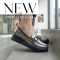Co emelt talpú pille könnyű fényes silver slip-on 