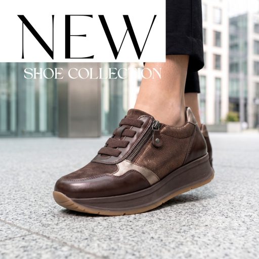 Co emelt talpú rejtett gumifűzős bronz betétes barna sneaker 