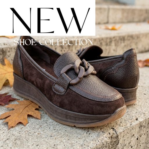 Co emelt talpú láncos barna slip-on 