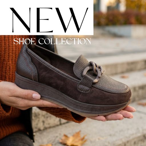 Co emelt talpú láncos barna slip-on 