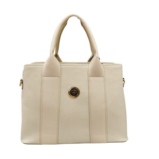 PRESTIGE kézi,- váll,- és oldaltáska bézs 