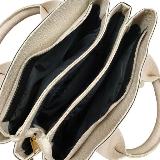 PRESTIGE kézi,- váll,- és oldaltáska bézs 